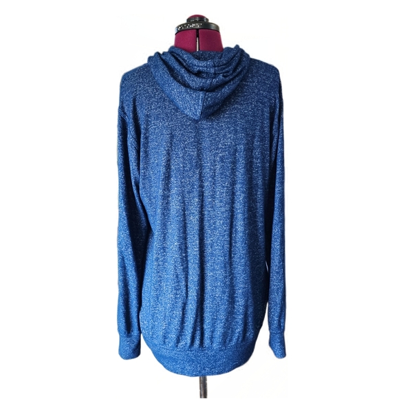 Zubaz NFL Team Apparel Women's Seattle Seahawks Marled Soft Hoodie Size Large - Picture 7 of 14